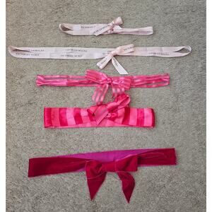 VICTORIA'S SECRET BOW WRAPPING BAND RIBBON GIFT DECOR LOT LOGO Party RARE WRAP